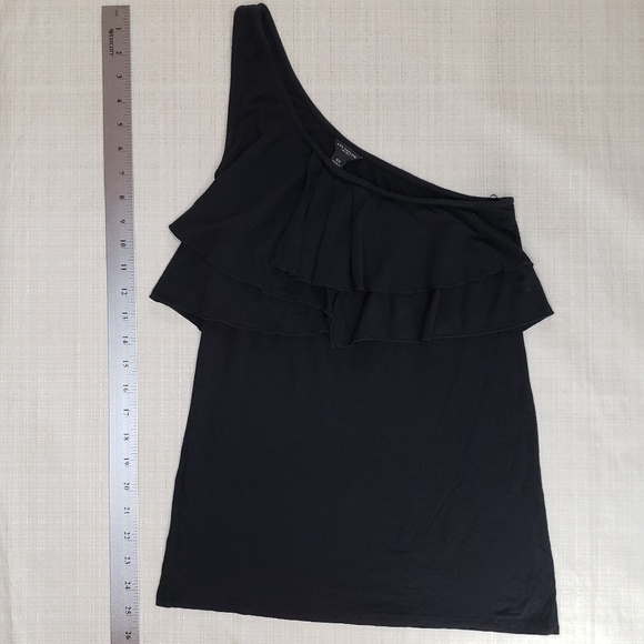 One Shoulder Ruffle Top - Picture 3 of 4